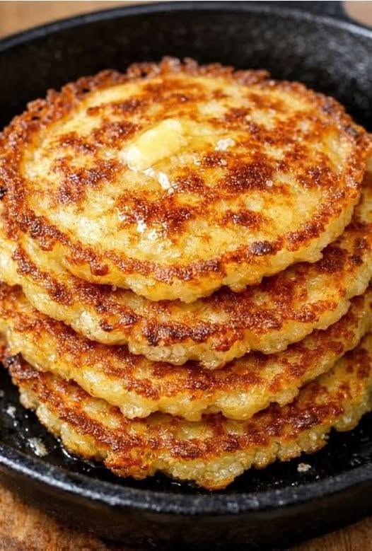Golden Skillet Potato Pancakes