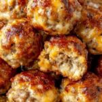 Cheesy Garlic Chicken Meatballs