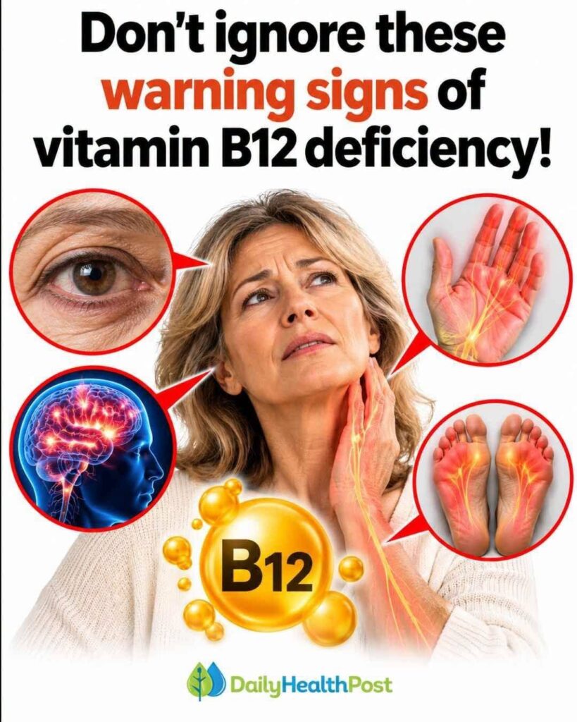 Don’t ignore these warning signs of vitamin B12 deficiency!