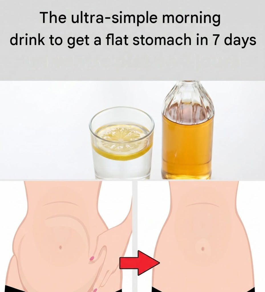 One glass a day for 1 week for a flat stomach