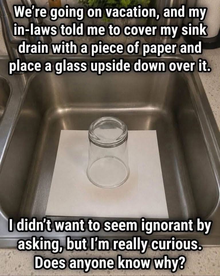 The Real Deal on Covering Your Sink Before Vacation