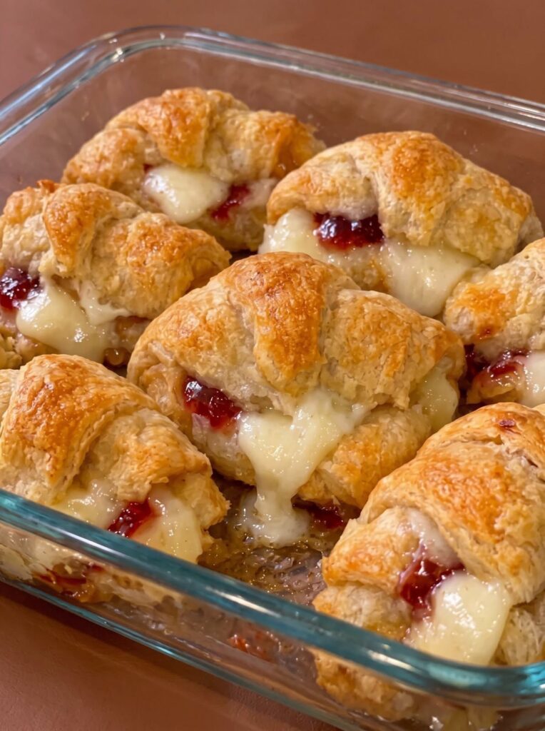 Oven-Baked 3-Ingredient Crescent Brie Bites
