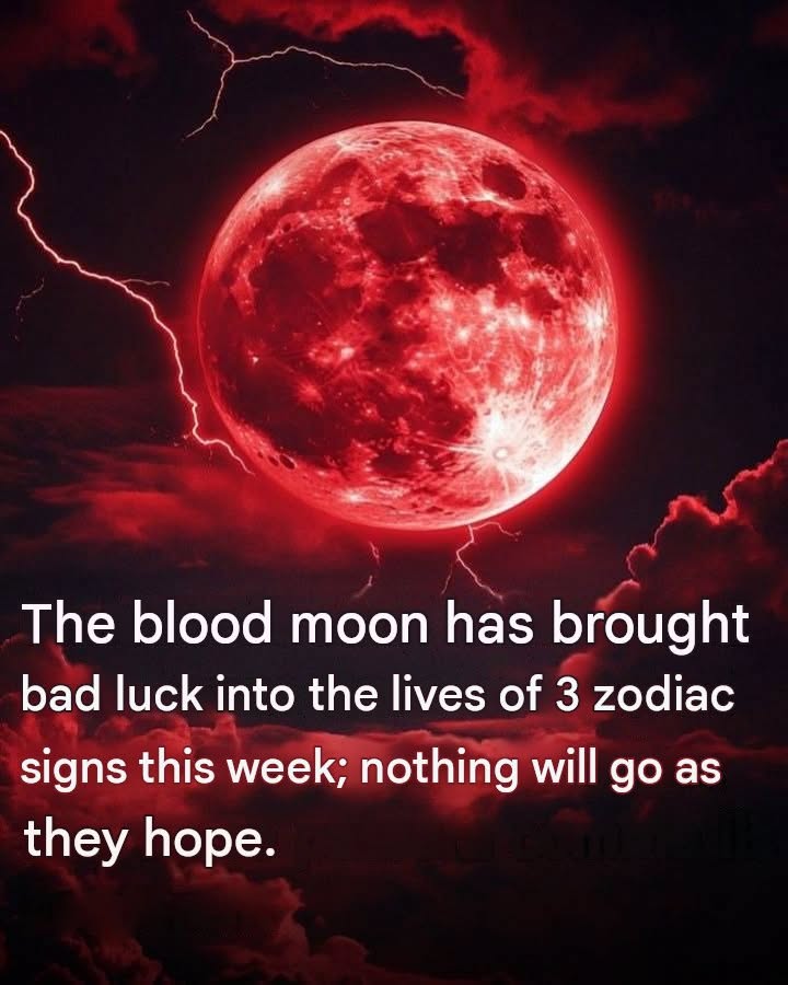 3 zodiac signs hit by bad luck this week