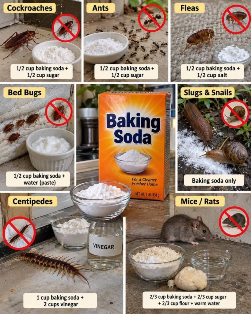 How to Use Baking Soda to Deal With Common Household Pests – Cockroaches, Fleas, Ants & More