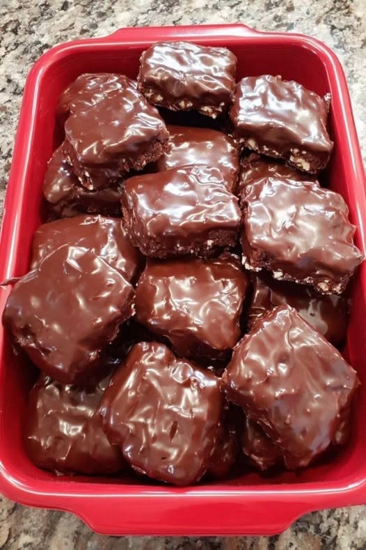 Chocolate Covered Brownie Bars