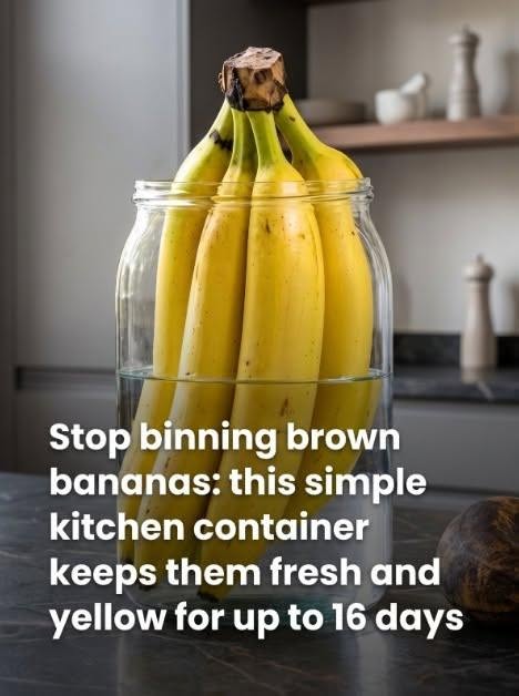 Bananas lasting 16 days? Learn the simple trick!