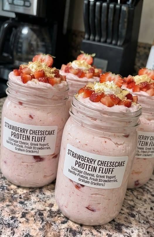 Strawberry Cheesecake Protein Fluff