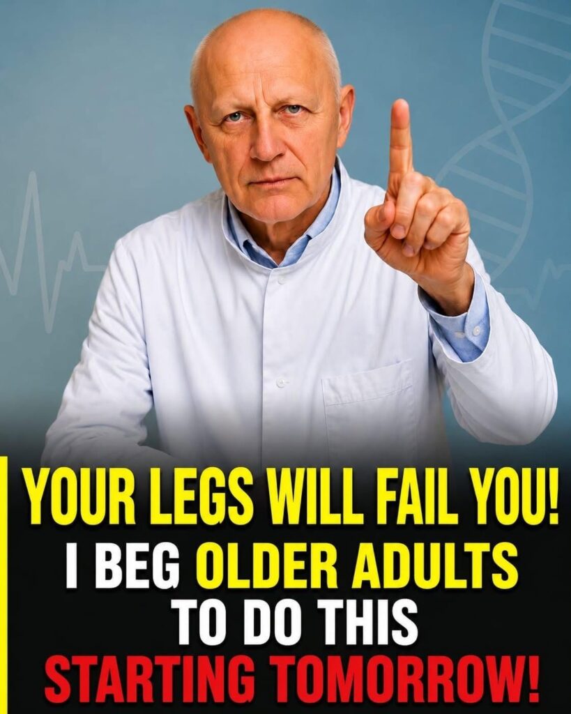 If you want your legs to be strong after 60…