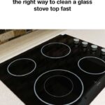Most folks do this wrong. Here’s the right way to clean a glass stove top fast