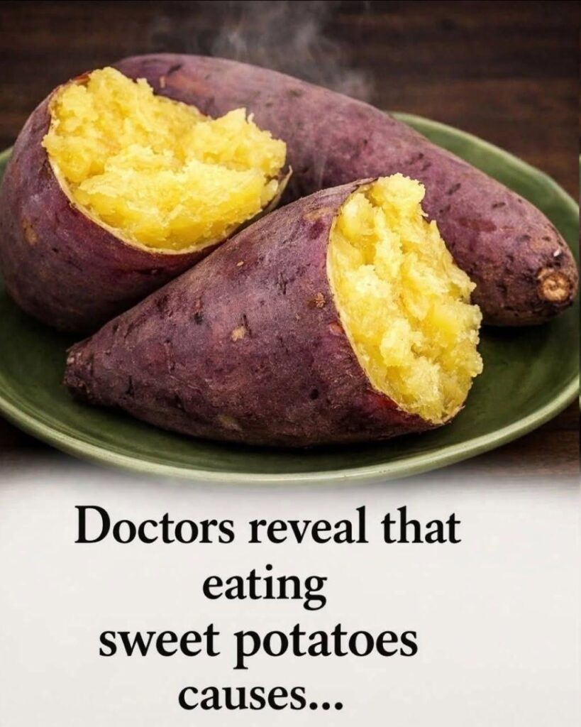 Doctors reveal that eating sweet potatoes causes