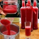 fresh homemade watermelon juice