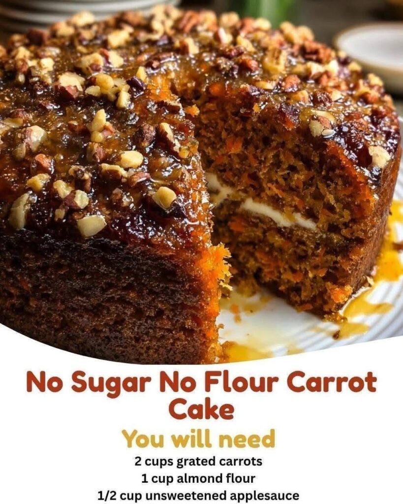 No Sugar No Flour Carrot Cake