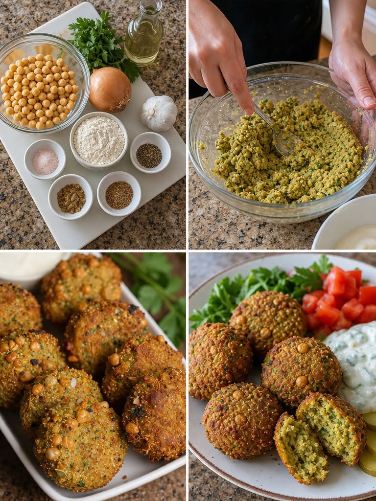 Crispy Golden Falafels Recipe
