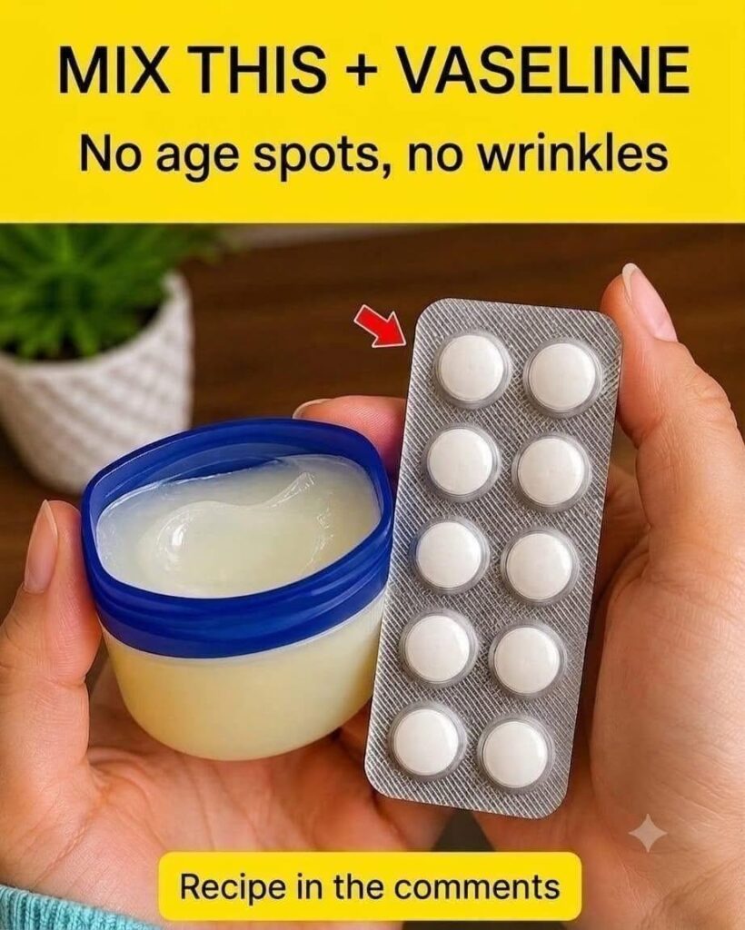 Mix this with Vaseline to look younger.