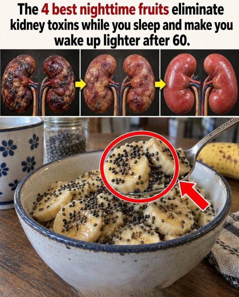 Here are 4 ideal fruits to eat at night that help detoxify your kidneys while you sleep and leave you feeling refreshed when you wake up