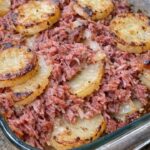 3-Ingredient Canned Corned Beef Potato Bake