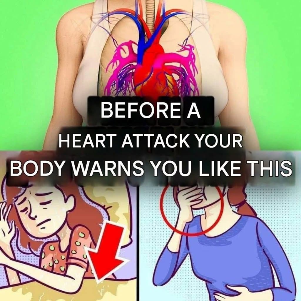Here are 8 heart attack symptoms you shouldn’t ignore!(1 / 2)