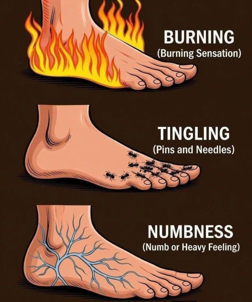 If you have these 9 symptoms in your feet , it’s a sign that…