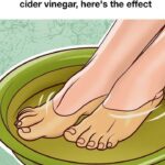 If you soak your feet in apple cider vinegar, here’s the effect
