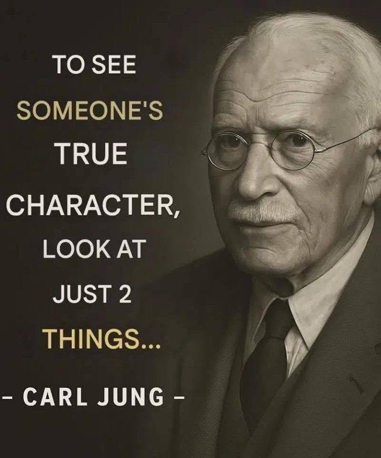 To see someone’s true character, look at just these 2 things…..